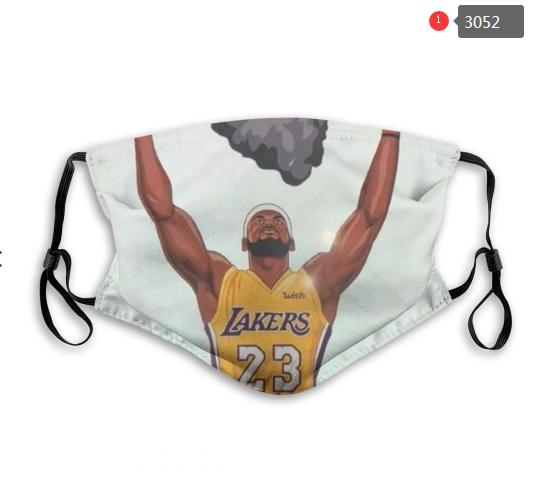 NBA Los Angeles Lakers #14 Dust mask with filter->nba dust mask->Sports Accessory